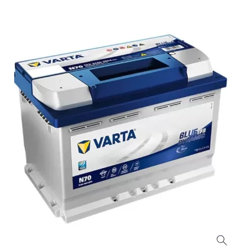 Varta Blue Dynamic N70 Start Stop EFB 12 V 70 Ah 760 CCA Akü